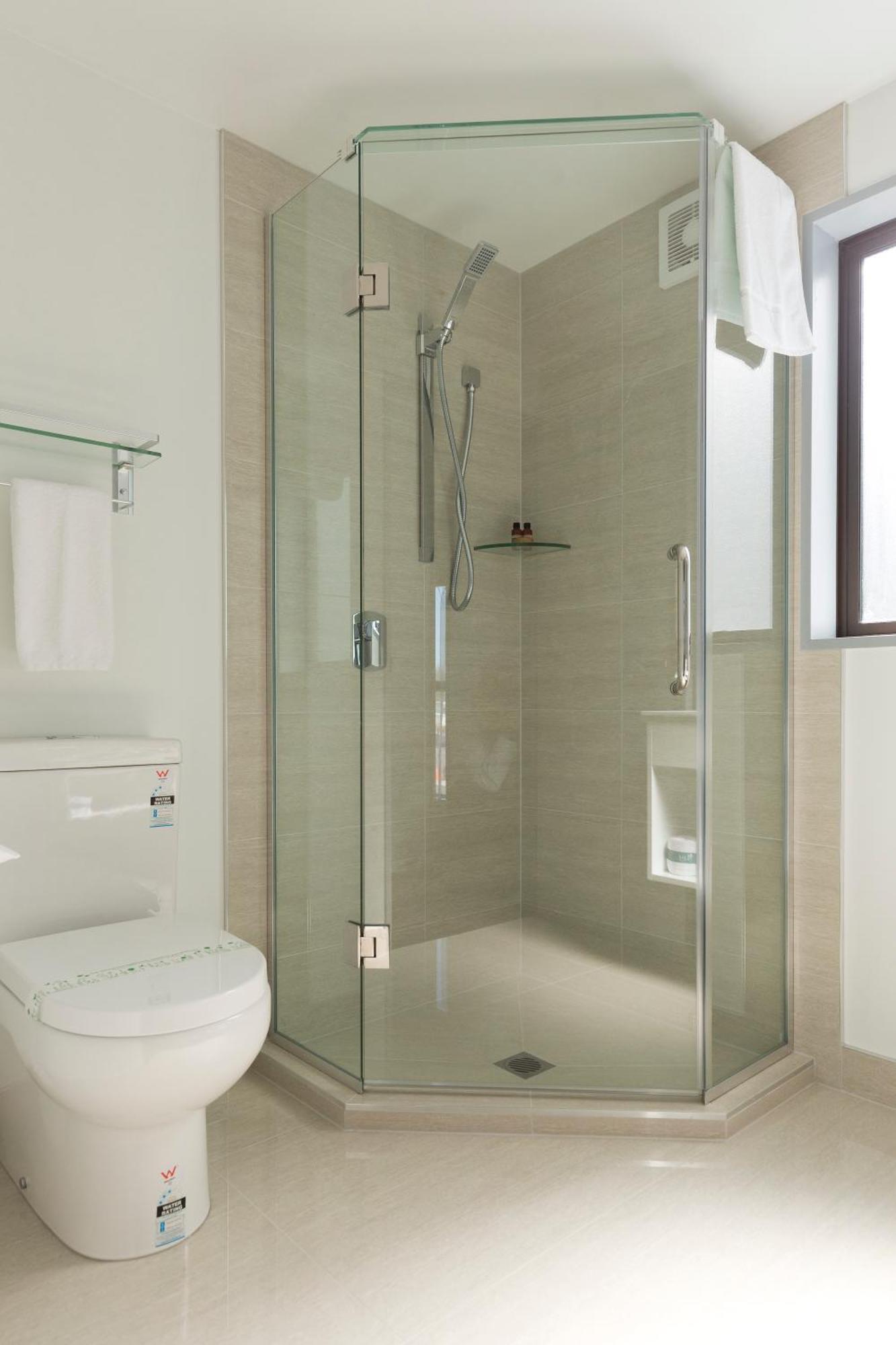 2 オン ホワイトレイ モーテル クライストチャーチ エクステリア 写真 A shower enclosure